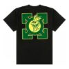 SS21 Green Arrow Cartoon Short Sleeve Loose Fit Black