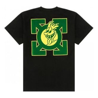 SS21 Green Arrow Cartoon Short Sleeve Loose Fit Black