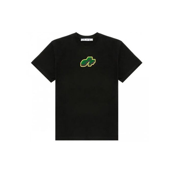 SS21 Green Arrow Cartoon Short Sleeve Loose Fit Black