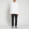 SS21 hooded Logo Printing Long Sleeves Loose Fit White