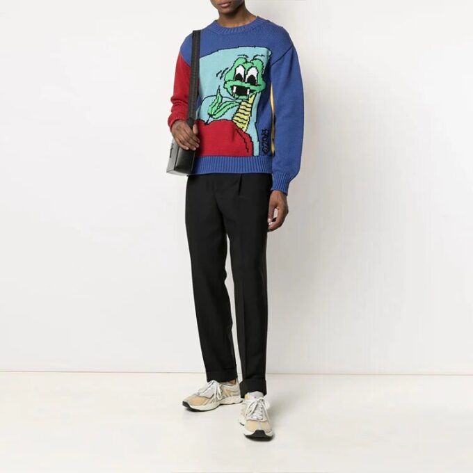 SS21 Knit Cartoon Loose Fit