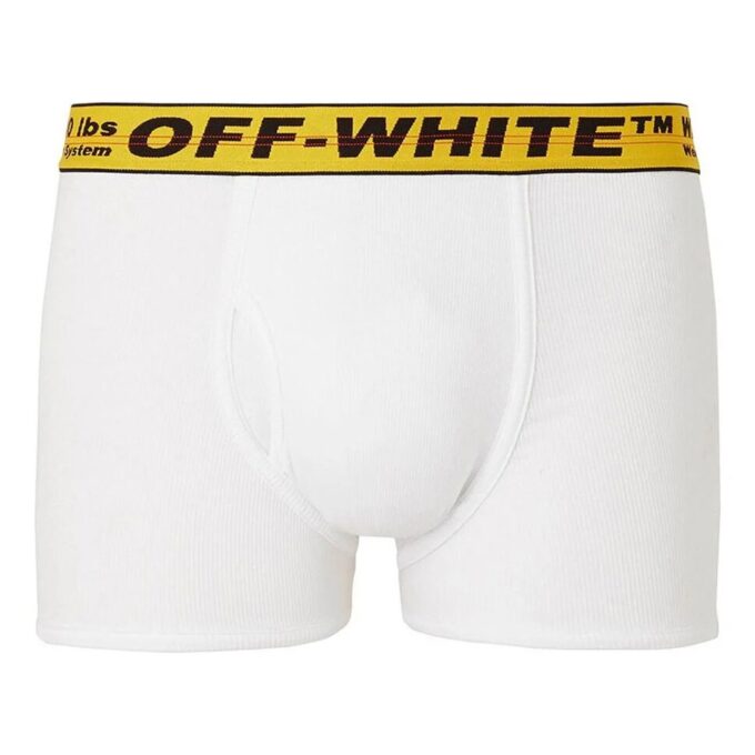 SS21 Lndustrial Logo Webbing Pants Slim Fit Version 1 White