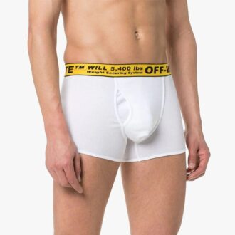 SS21 Lndustrial Logo Webbing Pants Slim Fit Version 1 White