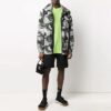 SS21 Logo Alphabet Button Shorts Loose Fit Black