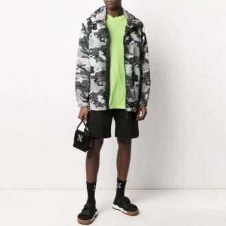 SS21 Logo Alphabet Button Shorts Loose Fit Black