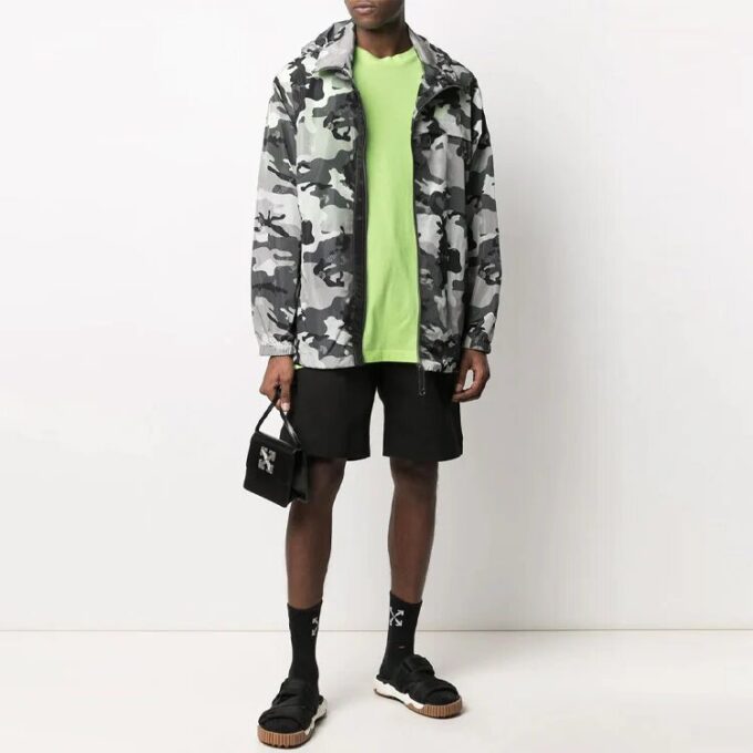 SS21 Logo Alphabet Button Shorts Loose Fit Black
