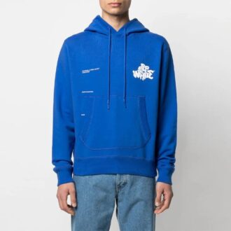 SS21 Logo Alphabet Printing Drawstring Loose Fit Blue