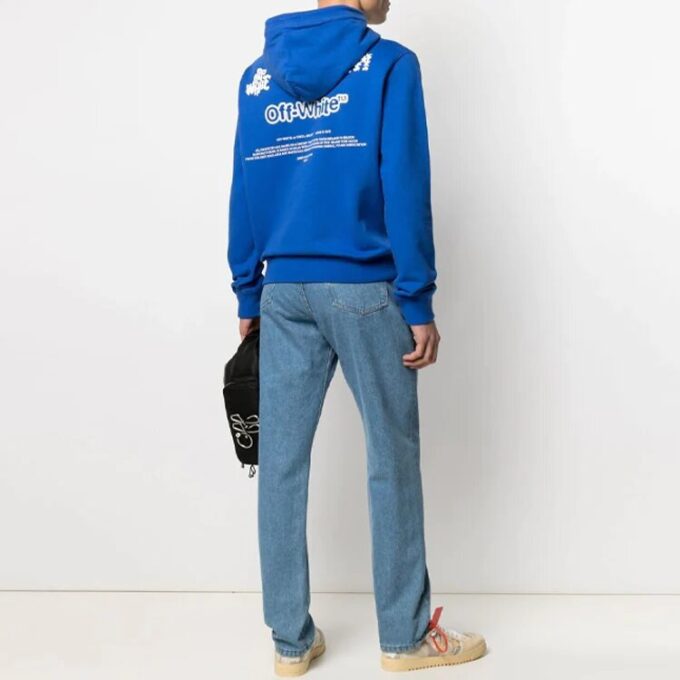 SS21 Logo Alphabet Printing Drawstring Loose Fit Blue