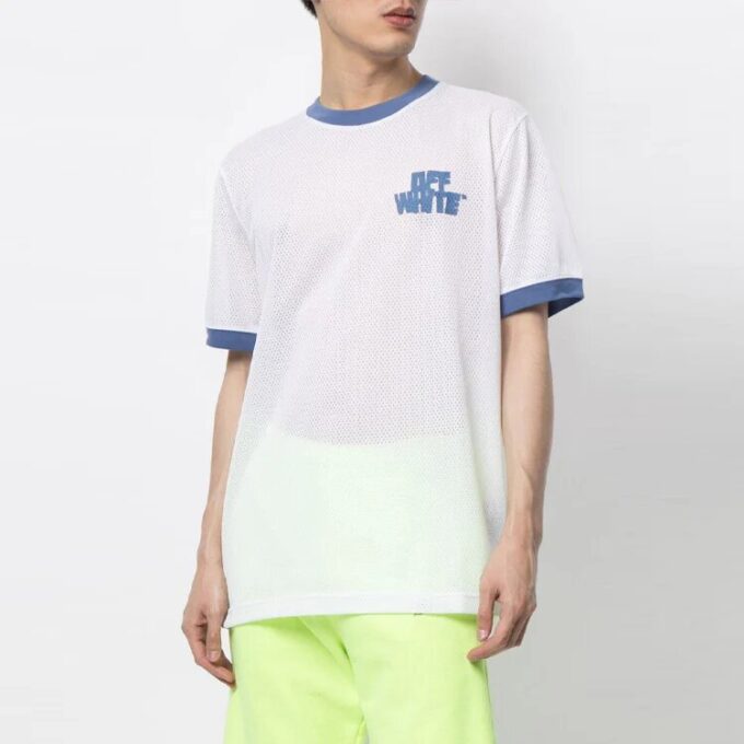 SS21 Logo Alphabet Printing Short Sleeve Loose Fit White