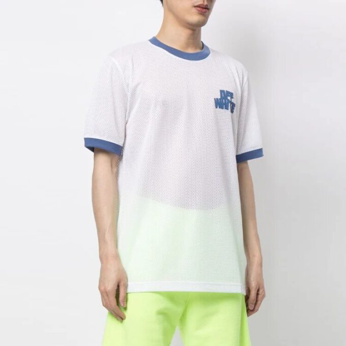 SS21 Logo Alphabet Printing Short Sleeve Loose Fit White