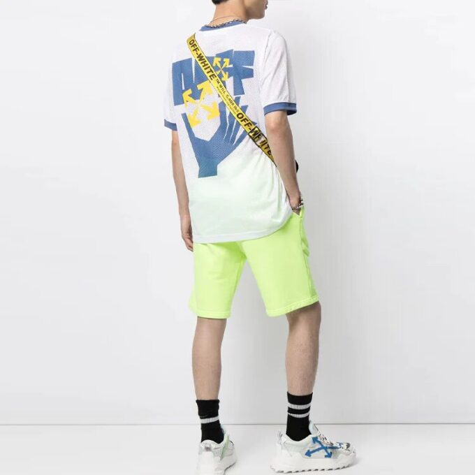SS21 Logo Alphabet Printing Short Sleeve Loose Fit White