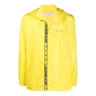 SS21 Logo Alphabet Printing Zipper Windbreaker Ordinary Version Yellow