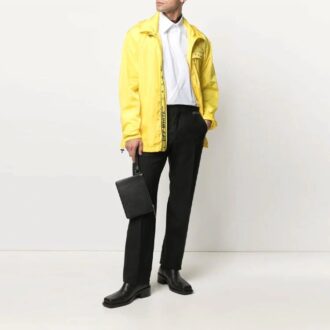 SS21 Logo Alphabet Printing Zipper Windbreaker Ordinary Version Yellow
