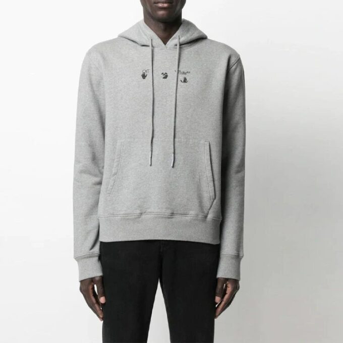 SS21 Logo Arrow Alphabet Printing Loose Fit Gray