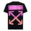 SS21 Logo Arrow Printing Pattern Cotton Short Sleeve Black