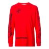 SS21 Logo Black Arrow Graffiti Printing Long Sleeves Red