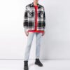 SS21 Logo Black Arrow Graffiti Printing Long Sleeves Red