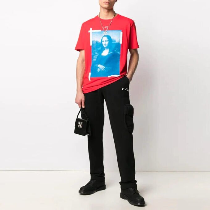 SS21 Logo Cargo Sweatpants Slim Fit Version Black