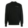 SS21 Logo Embroidered Pattern Knit Version Black