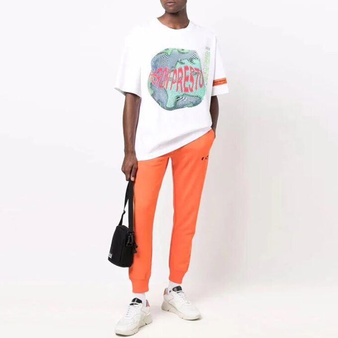 SS21 Logo logo Sports Long Pants Unisex Orange