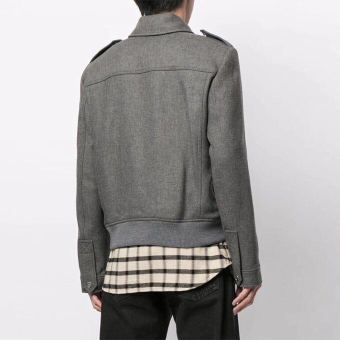 SS21 Logo Multiple Pockets Jacket Gray