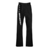 SS21 Logo Pattern Belt Casual Long Pants Version Black