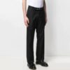SS21 Logo Pattern Belt Casual Long Pants Version Black
