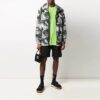 SS21 Logo Pattern hooded Zipper Jacket Ordinary Version White Camouflage