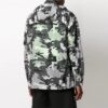 SS21 Logo Pattern hooded Zipper Jacket Ordinary Version White Camouflage