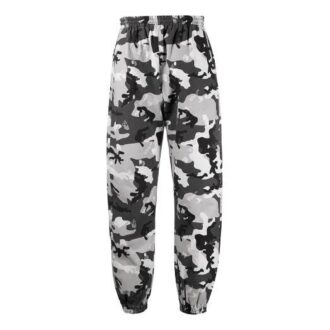 SS21 Logo Pattern Printing Casual Jogger Pants Ordinary Version Camouflage White