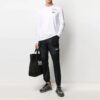 SS21 Logo Pattern Printing Long Sleeves Slim Fit Version White