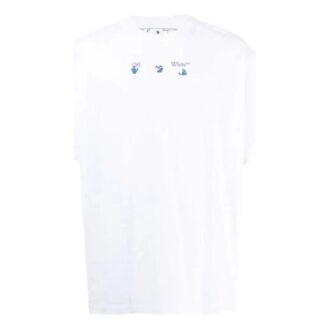 SS21 Logo Pattern Printing Short Sleeve Loose Fit White