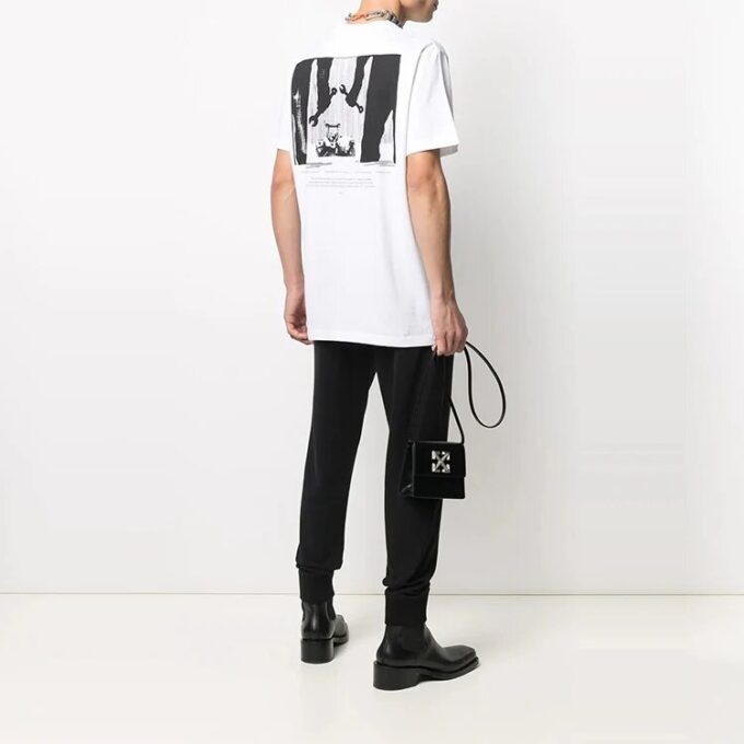 SS21 Logo Pattern Printing Short Sleeve White