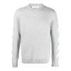 SS21 Logo Pattern Round Neck Pullover Gray