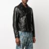 SS21 Logo Pattern Zipper Slim Fit Version Black