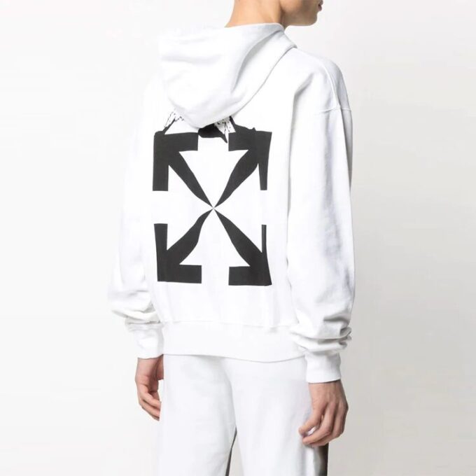 SS21 Logo Printing hooded Long Sleeves White
