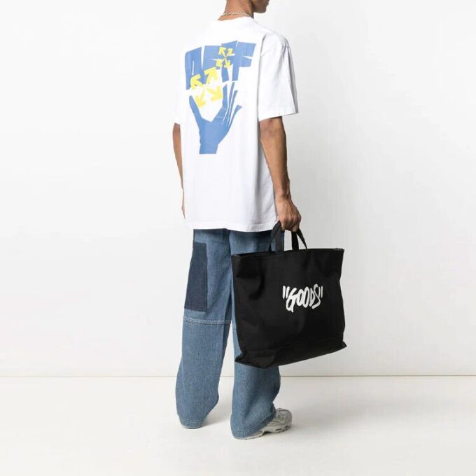 SS21 Logo Printing Pullover Short Sleeve Loose Fit White