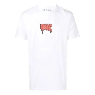 SS21 Logo Printing Round Neck Pullover Short Sleeve White