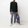 SS21 Logo Printing Round Neck Pullover Version Black