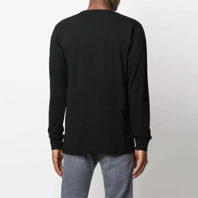 SS21 Logo Printing Round Neck Pullover Version Black