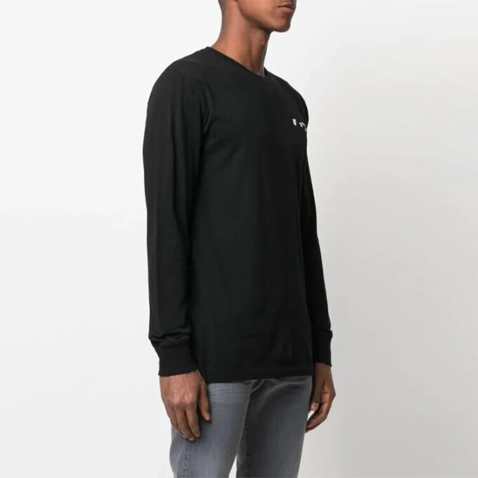 SS21 Logo Printing Round Neck Pullover Version Black