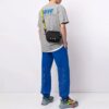 SS21 Logo Printing Round Neck Short Sleeve Loose Fit Gray