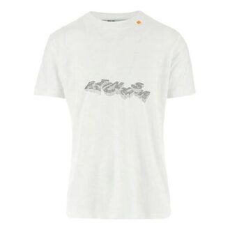 SS21 Logo Printing Round Neck Short Sleeve Ordinary Version White