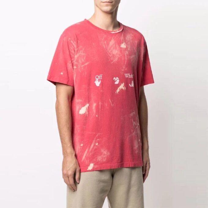 SS21 Logo Printing Short Sleeve Loose Fit Red