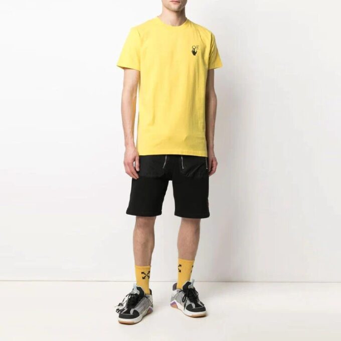SS21 Logo Printing Short Sleeve Ordinary Version Yellow