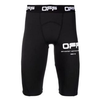 SS21 Logo Printing Soft Elastic Sports Shorts Slim Fit Version Black