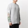 SS21 Logo Printing Stripe Knit Gray