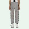 SS21 Logo Printing Stripe Sports Long Pants light grey