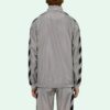 SS21 Logo Printing Zipper Stripe Sports Jacket Gray
