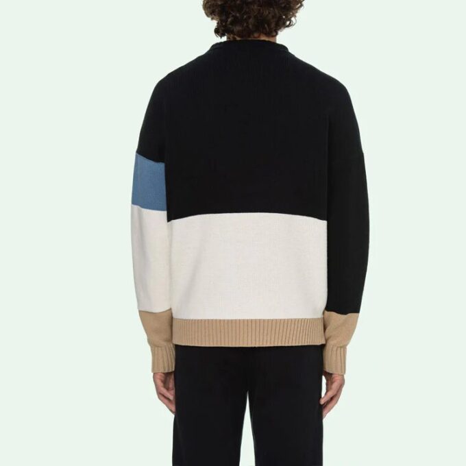 SS21 Logo Round Neck Long Sleeves Black